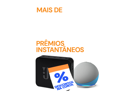 Mais de 500 prêmios instantâneos.